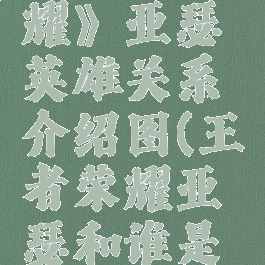 《王者荣耀》亚瑟英雄关系介绍图(王者荣耀亚瑟和谁是最强组合)