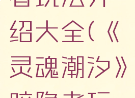 《灵魂潮汐》暗隐者玩法介绍大全(《灵魂潮汐》暗隐者玩法介绍大全图片)