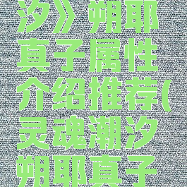 《灵魂潮汐》朔耶真子属性介绍推荐(灵魂潮汐朔耶真子搭配)