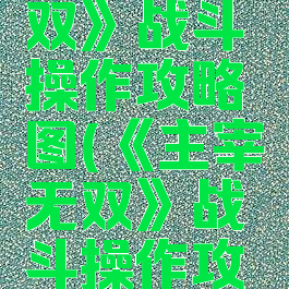 《主宰无双》战斗操作攻略图(《主宰无双》战斗操作攻略图解)