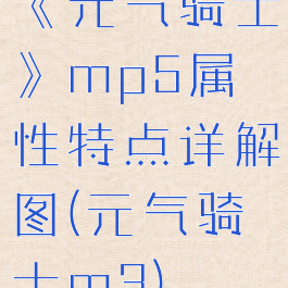 《元气骑士》mp5属性特点详解图(元气骑士m3)