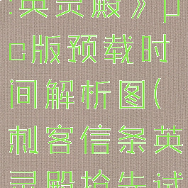 《刺客信条:英灵殿》pc版预载时间解析图(刺客信条英灵殿抢先试玩)