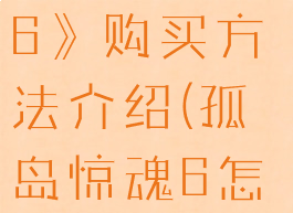 《孤岛惊魂6》购买方法介绍(孤岛惊魂6怎么买便宜)