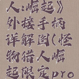 《怪物猎人:崛起》外接手柄详解图(怪物猎人崛起限定pro手柄)