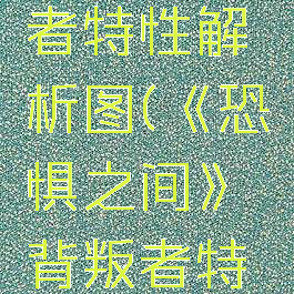 《恐惧之间》背叛者特性解析图(《恐惧之间》背叛者特性解析图片)