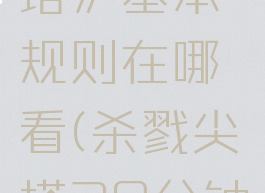 《杀戮尖塔》基本规则在哪看(杀戮尖塔20分钟速通)