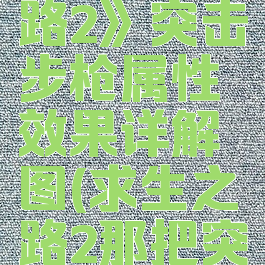 《求生之路2》突击步枪属性效果详解图(求生之路2那把突击步枪好)