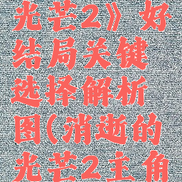 《消逝的光芒2》好结局关键选择解析图(消逝的光芒2主角是谁)