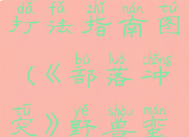 《部落冲突》野兽蛮王打法指南图(《部落冲突》野兽蛮王打法指南图)