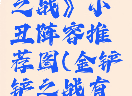 《金铲铲之战》小丑阵容推荐图(金铲铲之战有小恶魔吗)