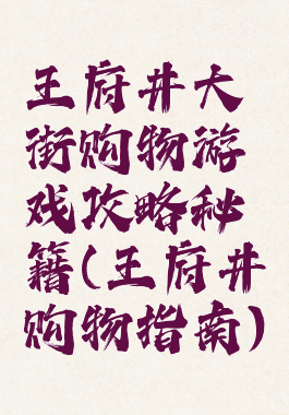 王府井大街购物游戏攻略秘籍(王府井购物指南)