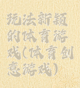 玩法新颖的体育游戏(体育创意游戏)