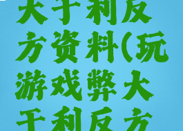 玩游戏弊大于利反方资料(玩游戏弊大于利反方资料英语)