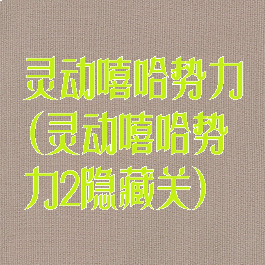 灵动嘻哈势力(灵动嘻哈势力2隐藏关)