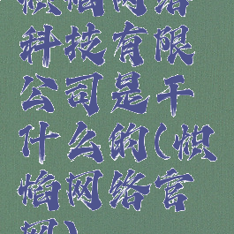 炽焰网络科技有限公司是干什么的(炽焰网络官网)