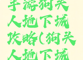 炉石传说手游狗头人地下城攻略(狗头人地下城冒险攻略)