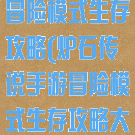 炉石传说手游冒险模式生存攻略(炉石传说手游冒险模式生存攻略大全)