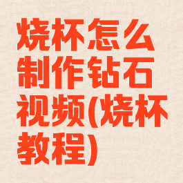 烧杯怎么制作钻石视频(烧杯教程)