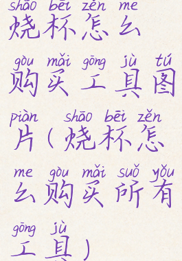 烧杯怎么购买工具图片(烧杯怎么购买所有工具)