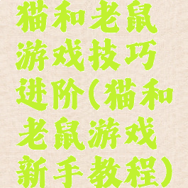 猫和老鼠游戏技巧进阶(猫和老鼠游戏新手教程)