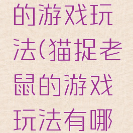 猫捉老鼠的游戏玩法(猫捉老鼠的游戏玩法有哪些)