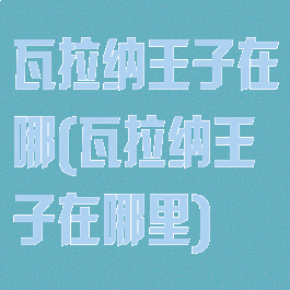 瓦拉纳王子在哪(瓦拉纳王子在哪里)