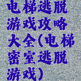 电梯逃脱游戏攻略大全(电梯密室逃脱游戏)