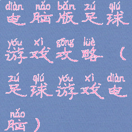 电脑版足球游戏攻略(足球游戏电脑)