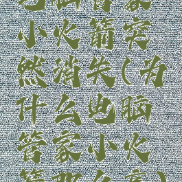 电脑管家小火箭突然消失(为什么电脑管家小火箭那么高)