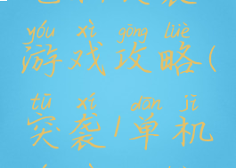 电脑突袭游戏攻略(突袭1单机游戏攻略)