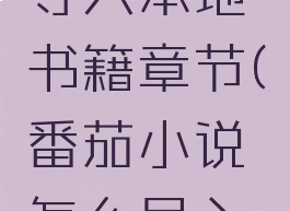 番茄小说导入本地书籍章节(番茄小说怎么导入书籍)