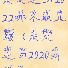 疾风之刃2022哪个职业强(疾风之刃2020新职业)