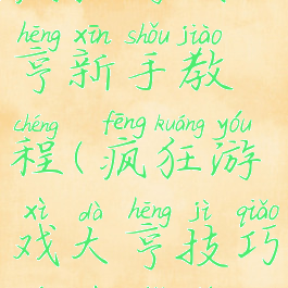 疯狂游戏大亨新手教程(疯狂游戏大亨技巧游戏主题)