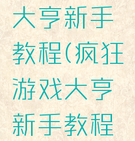 疯狂游戏大亨新手教程(疯狂游戏大亨新手教程攻略)