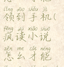 疯读小说怎么才能领到手机(疯读小说怎么才能领到手机的钱)