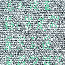 百度网盘怎么设置锁(百度网盘怎么设置锁屏操作方式)