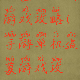 盗墓的网页游戏攻略(手游单机盗墓游戏攻略)