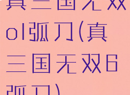 真三国无双ol弧刀(真三国无双6弧刀)