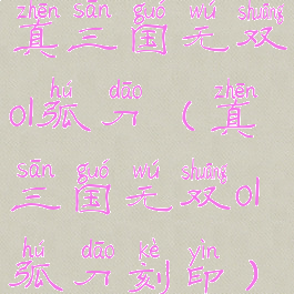 真三国无双ol弧刀(真三国无双ol弧刀刻印)