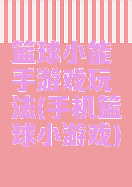 篮球小能手游戏玩法(手机篮球小游戏)