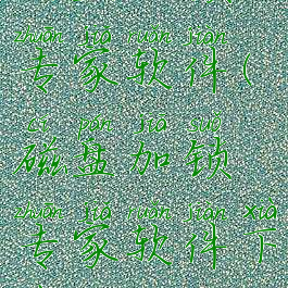 磁盘加锁专家软件(磁盘加锁专家软件下载)