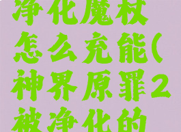 神界原罪2净化魔杖怎么充能(神界原罪2被净化的龙怎么救)