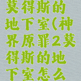 神界原罪2莫得斯的地下室(神界原罪2莫得斯的地下室怎么出去)