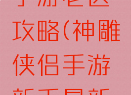 神雕侠侣手游老区攻略(神雕侠侣手游新手最新攻略大全)