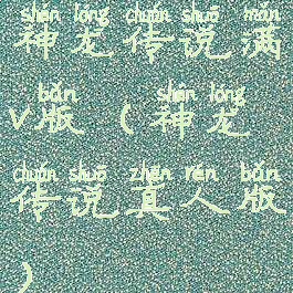 神龙传说满v版(神龙传说真人版)