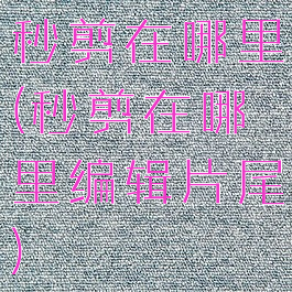 秒剪在哪里(秒剪在哪里编辑片尾)