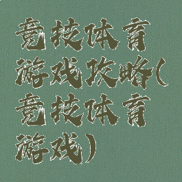 竞技体育游戏攻略(竞技体育游戏)