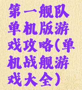 第一舰队单机版游戏攻略(单机战舰游戏大全)