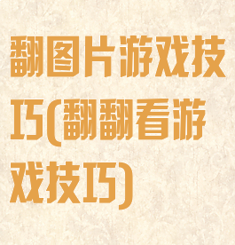 翻图片游戏技巧(翻翻看游戏技巧)