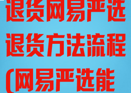 网易严选怎么退货网易严选退货方法流程(网易严选能退款吗)